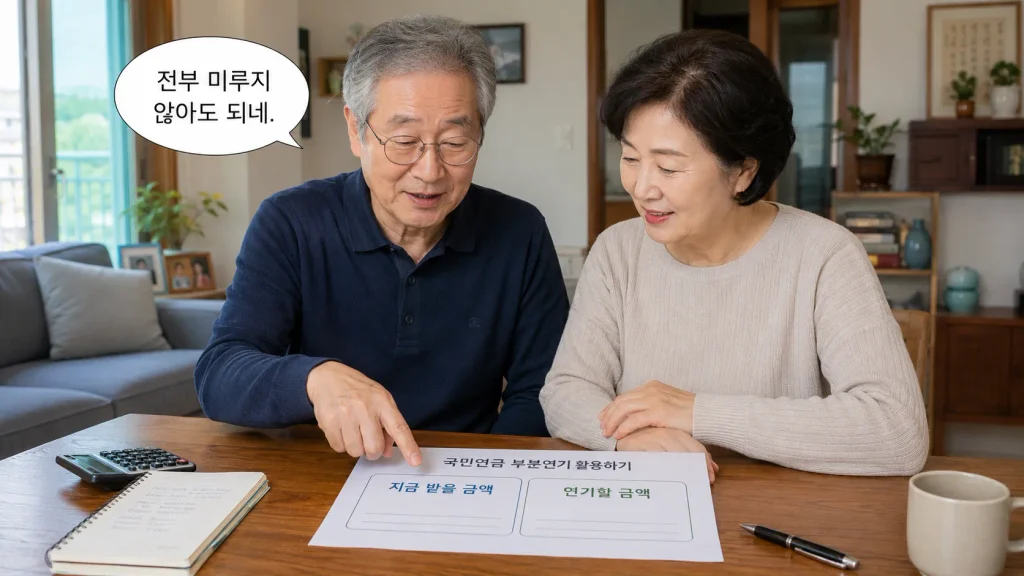 국민연금 상담 전 예상 연금액과 생활비 부족액을 계산하는 시니어