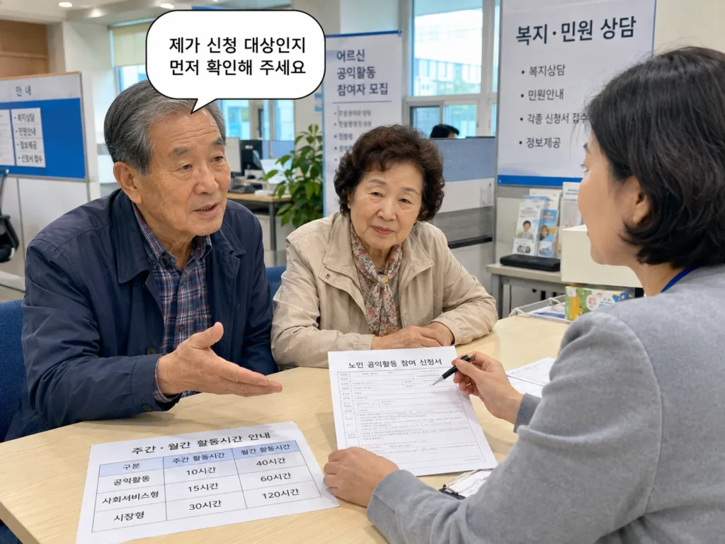 노인 공익활동형 일자리