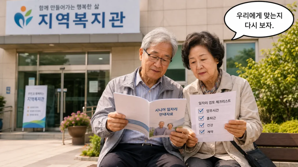 노인 일자리 상담