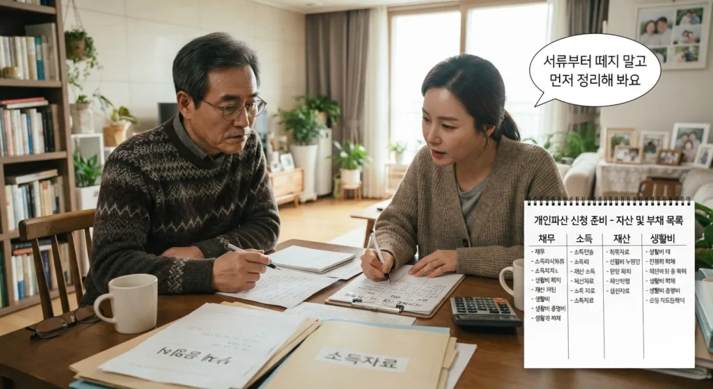 개인파산 서류