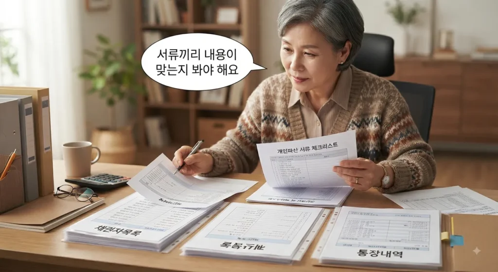 개인파산 서류