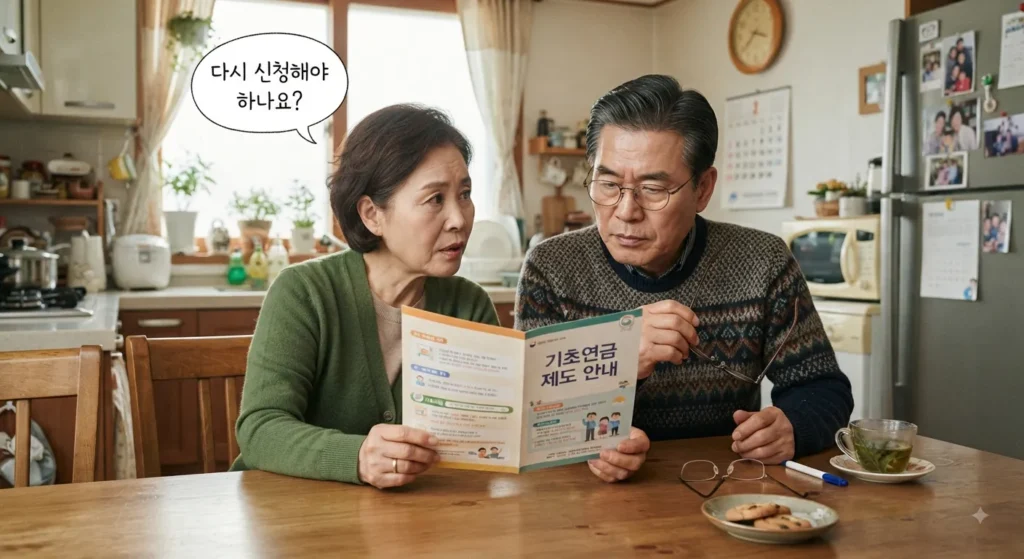 기초연금 재신청