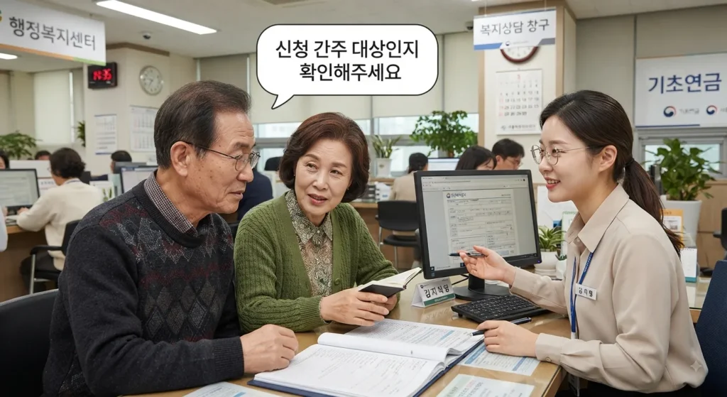 기초연금 재신청