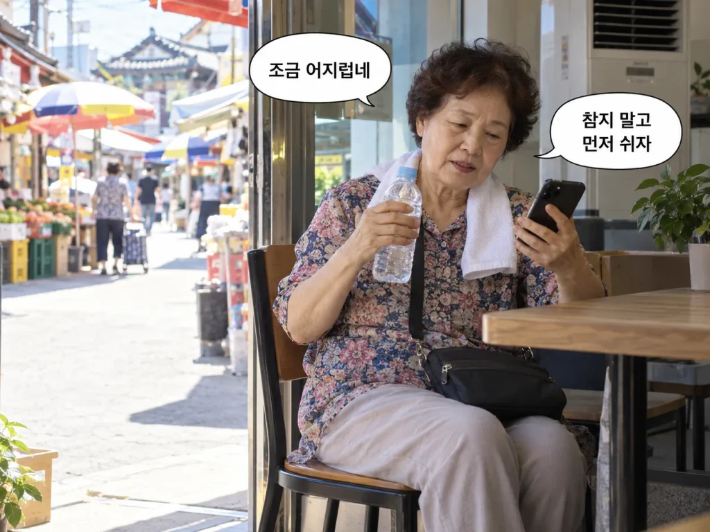 노인 열탈진 어지럼 피로 발생 시 응급대처 방법