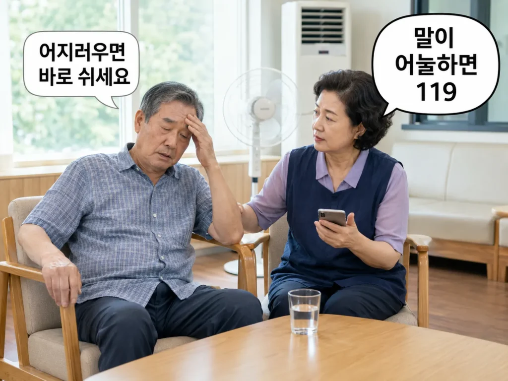 노인 폭염 대처법
