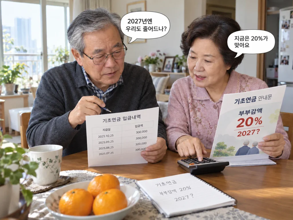 2026년 기초연금 부부감액 20%와 2027년 정부 개편안 비교