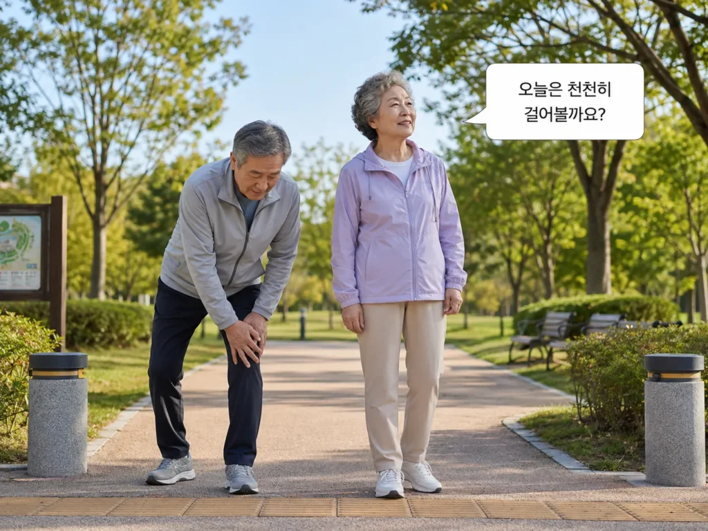 시니어 평지 걷기