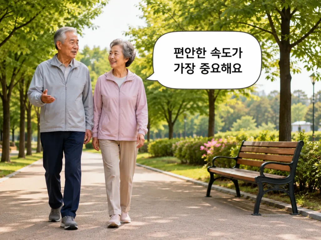 시니어 평지 걷기