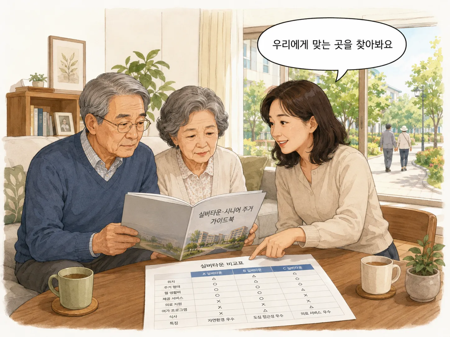 실버타운 비교