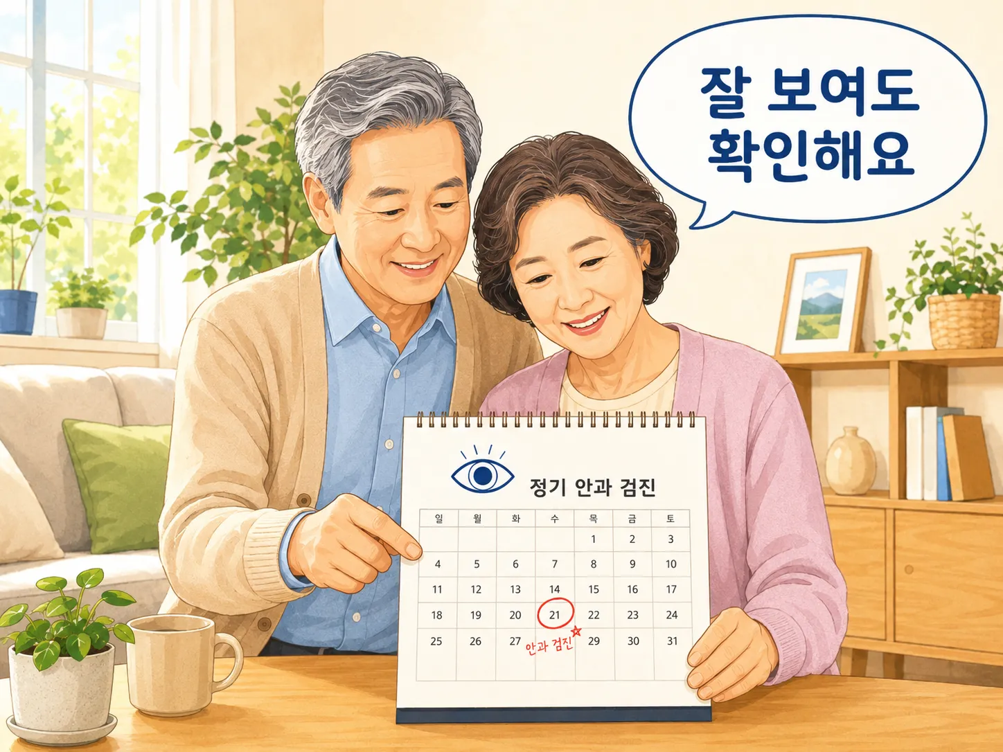 정기 안과검진